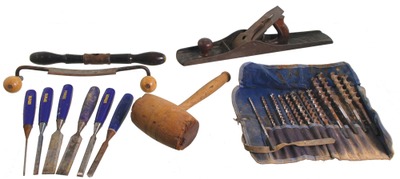 Assorted Makers: Lot Of Sound & Usabl Woodworking Tools