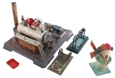 Unmarked: Complete Toy Steam Engine Outfit