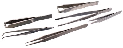 Assorted Makers: Coll. Of Six Pairs Of Tweezers