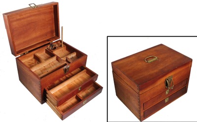 Unmarked: Dovetailed Cherry Body Tool Chest