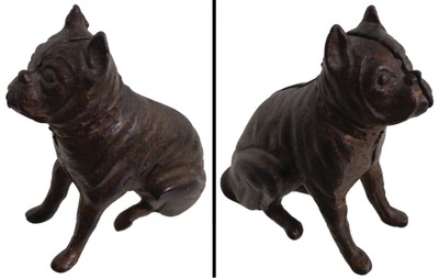 A.C. Williams Company, Ravenna, Ohio: Cast Iron "Boxer Dog" Still Bank