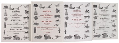P.T. Rathbone: Four Volumes Of Implement Wrench Book