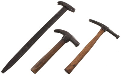 Assorted Makers: Lot Of Three Early Type Hammer