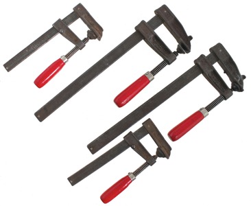 Wetzler Clamp Co./Long Island Cit: Four Clean & Usable Bar Clamps