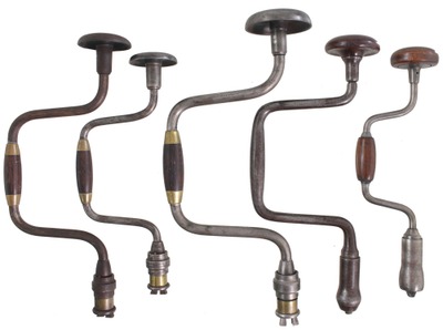Millers Falls Company, Millers Falls, Massachusetts: Five Early Patent Brace