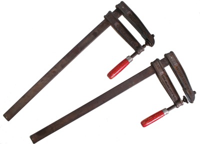 Wetzler Clamp Co./Long Island Cit: Two Clean & Usable 24" Bar Clamp