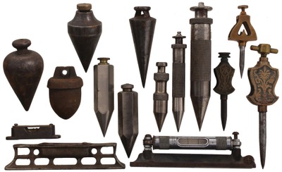 Assorted Makers: Lot Of Assorted Layout Tools