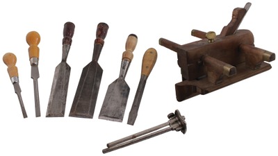 Assorted Makers: Lot Of Clean & Usabl Woodworking Tools