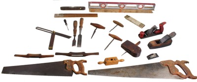 Assorted Makers: Lot Of Asst. Early Woodworking Tools