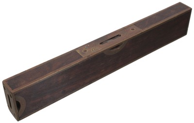 Stratton Brothers (Unmarked), No. 10: Twelve-Inch Rosewood Plumb & Level