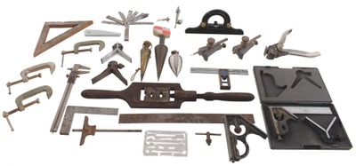 Assorted Makers: Lot Of Assorted Machinists' Tools