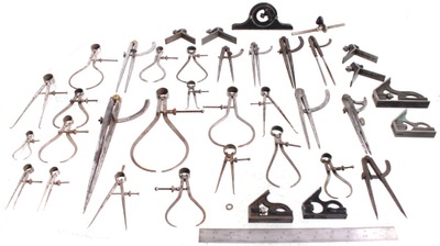 Assorted Makers: Lot Of Clean & Usabl Machinists' Tools