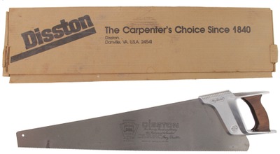 H. Disston & Sons , Danville, Virginia, No. D-100: Aluminum Handle 10 Pt. Xcut Hand Saw