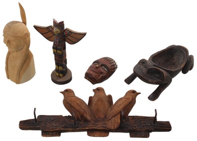 Assorted Makers: Lot Of Assorted Wooden Carvings