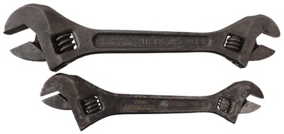 Crescent Tool Company, Jamestown, New York: Two Uncommon Dbl. End "Crescent" Wrenches