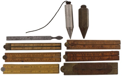 Assorted Makers: Lot Of Assorted Layout Tools