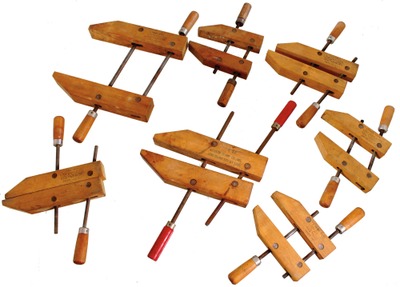 Jorgensen Incorporated, Copenhagen, Denmark: Lot Of Extra Clean Steel Screw Clamps