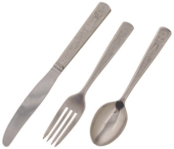 Unmarked: "Hopalong Casady" Cutlery Set