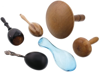 Assorted Makers: Coll. Of Six Early Darning "Eggs"