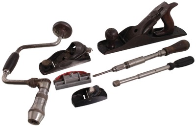 Assorted Makers: Lot Of Clean & Usabl Woodworking Tools