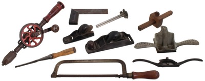 Assorted Makers: Lot Of Asst. Early Woodworking Tools