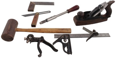 Assorted Makers: Lot Of Clean & Usabl Woodworking Tools