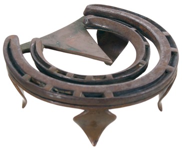 Unmarked: Early 20th C. Cast Brass Trivet