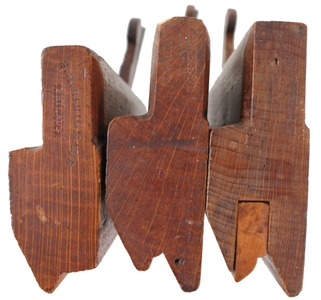 Assorted Makers: Three Philadelphia Mkr. Sash Cope Molding Planes