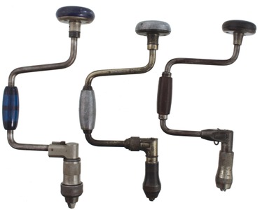 Assorted Makers: Three Later Type Ratchet Bit Braces