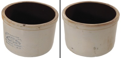 Craft & Co./Buffalo, N.Y.: "Elk Street Market" Advertising Crock