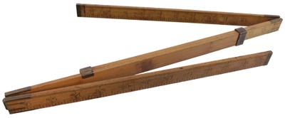 E.T. Burrowes Company, Portland, Maine: Patent Inside Measure Rule