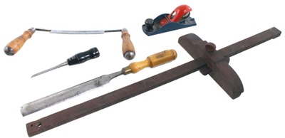 Assorted Makers: Lot Of Clean & Usabl Woodworking Tools
