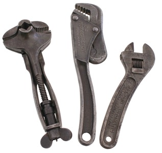 Assorted Makers: Three Uncommon Patented Wrenches