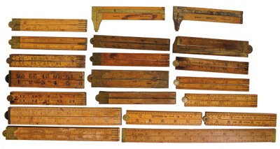 Assorted Makers: Lot Of Assorted Folding Rules