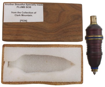 Unmarked: Fancy Turned Iron Plumb Bob