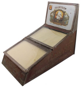 Cressman Cigar Co./Detroit, Mi: Orig. Display Case For Tennyson Cigars