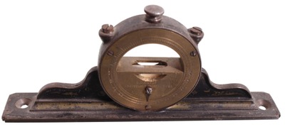 L.L. Davis, Springfield, Massachusetts, No. 1: Early Patent Inclinometer Level