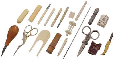 Assorted Makers: Coll. Of 19th C. Needle Cases