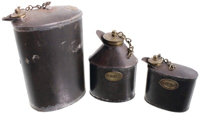 Unmarked: Three Early Brass & Tin Vessels