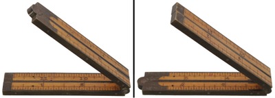 STANLEY (Unmarked), No. 57: One Foot, Four Fold Folding Rule