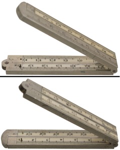 Unmarked: Pristine All Metric Caliperding Rule