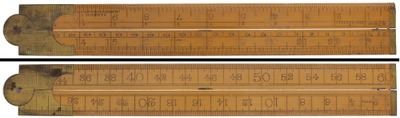 Stein Berger Hendry Company, Toronto, Ontario, Canada: Extra Clean B'wood & Brass Folding Rule