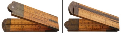Stephens & Company, Riverton, Connecticut, No. 98: One-Foot/Four-Fold Folding Rule