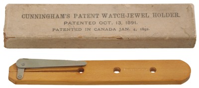Cunningham, Frank R./Ware, Mass.: Cunningham's Patent Watch Jewel Holder