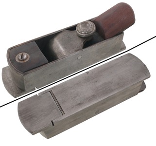 J. Popping, New York, New York: Rosewood Filled Mitre Plane