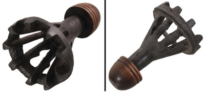 Unmarked: Early Cast Iron Corn Shelling Nubber