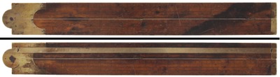 A. Stanley & Company, New Britain, Connecticut, No. 12: Early Two-Foot Folding Rule