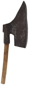 Unmarked: Early Decorated "Goosewing" Axe