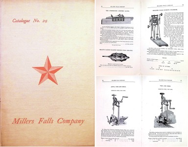 Millers Falls Company, Millers Falls, Massachusetts, No. 29: Rare 1905 Gen'l. Lin Catalogue