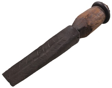Unmarked: Massive Hand Forged Iron Splitting Wedge